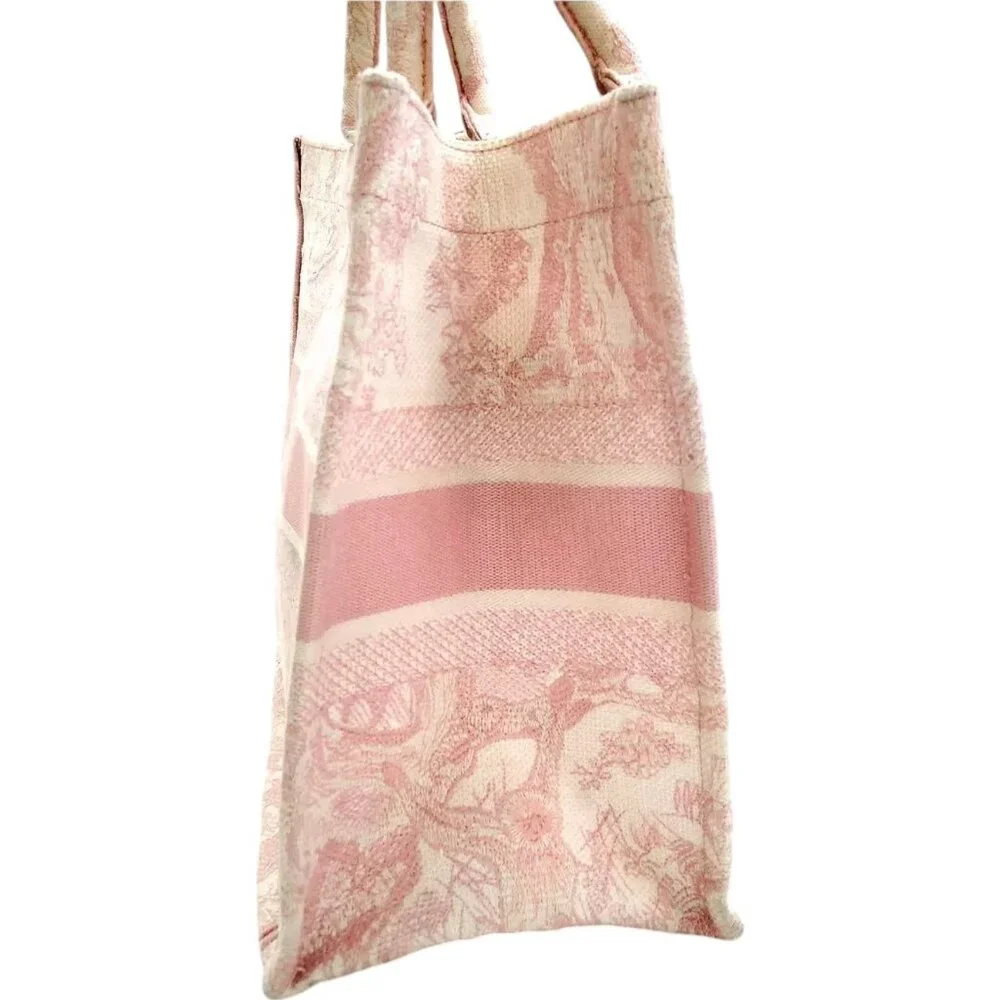 2371053AQ (S6) Christian Dior Hand Bag Pink Canvas - Picture 4 of 9